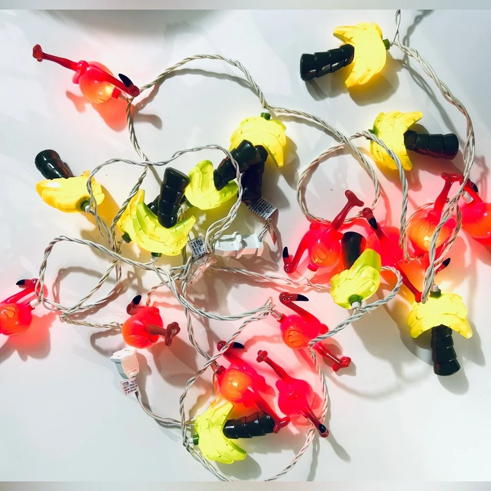 Flamingo Bundle! 3 New Flamingo Solar Lights, & 2 Flamingo Party Lights.
